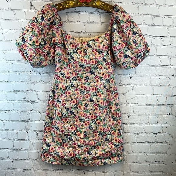 Glamorous Dresses & Skirts - COTTAGECORE Floral Bubble Mini Dress, Size 4